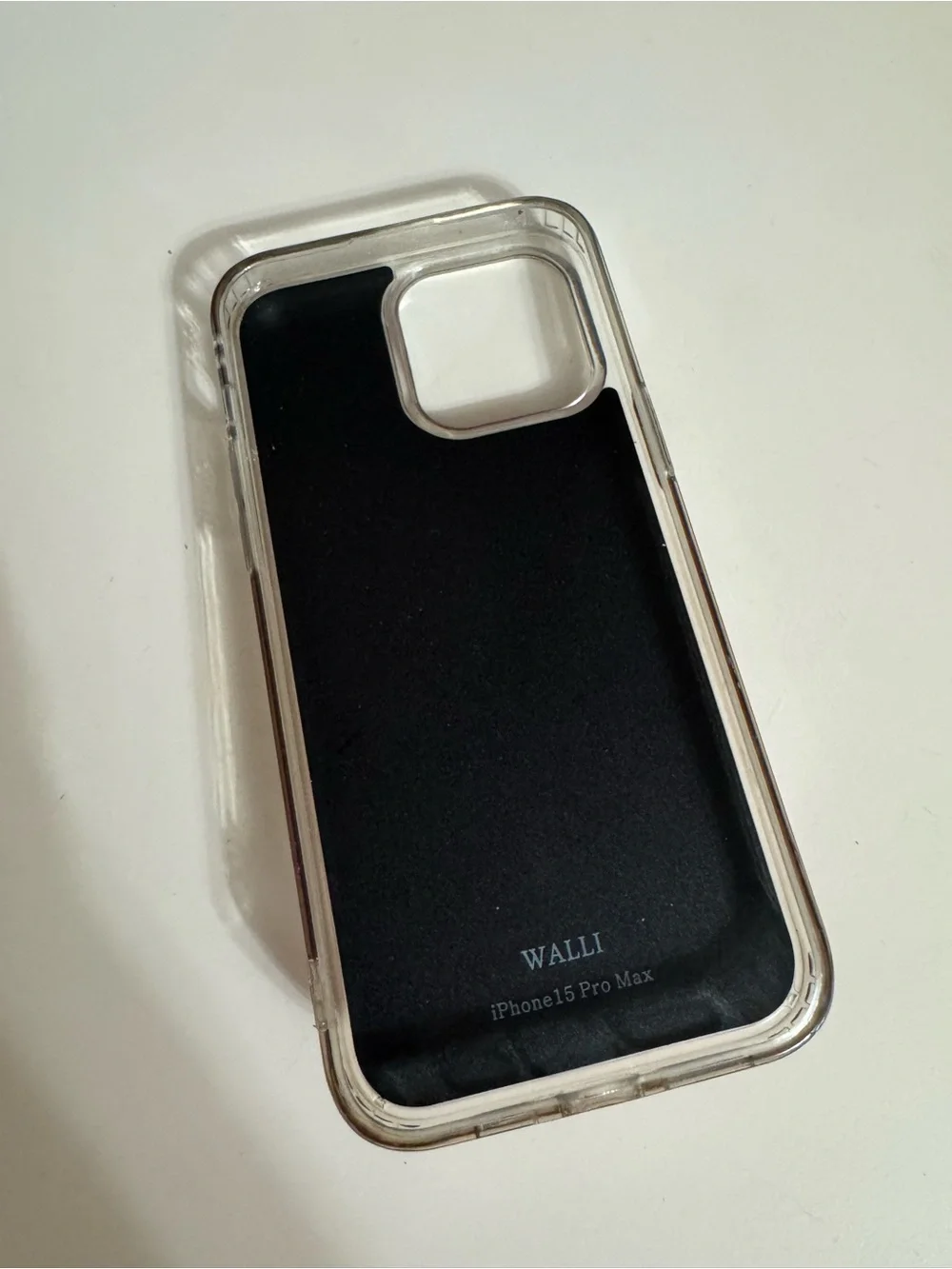 Dual-Tone Pink Card Slot Phone Case with Hand Strap